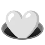 cuore bianco + buco