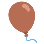 cuore marrone + palloncino