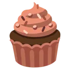 cuore marrone + cupcake