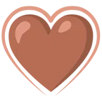 cuore marrone + cuori
