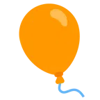 cuore arancione + palloncino