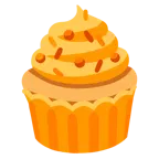 cuore arancione + cupcake