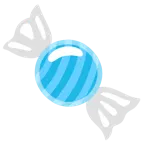 cuore azzurro + caramella