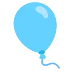 cuore azzurro + palloncino