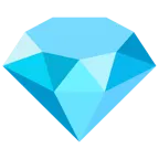 cuore azzurro + gemma