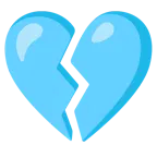 cuore azzurro + cuore infranto