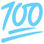 cuore azzurro + 100 punti