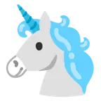 cuore azzurro + unicorno