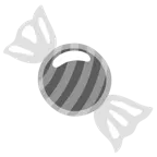 cuore grigio + caramella