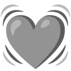 cuore grigio + cuore che batte