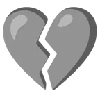 cuore grigio + cuore infranto