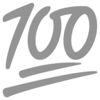 cuore grigio + 100 punti