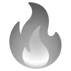 cuore grigio + fuoco