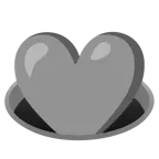 cuore grigio + buco