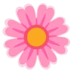 cuore rosa + fiore
