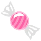 cuore rosa + caramella