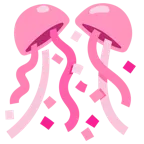cuore rosa + coriandoli