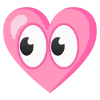cuore rosa + occhi