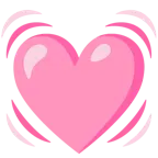 cuore rosa + cuore che batte