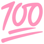 cuore rosa + 100 punti