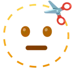 dotted line face + dotted line face