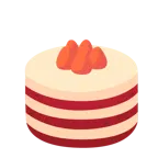 cuore rosso + torta di compleanno