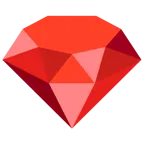 cuore rosso + gemma