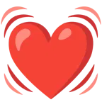 cuore rosso + cuore che batte