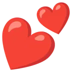 cuore rosso + due cuori