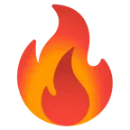 cuore rosso + fuoco