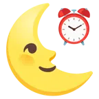 faccina ultimo quarto di luna + sveglia