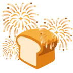Feuerwerk + Brot