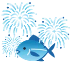 Feuerwerk + Fisch