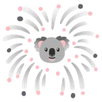 Feuerwerk + Koala