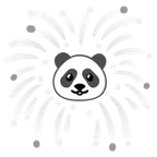 Feuerwerk + Panda