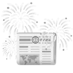 Feuerwerk + Zeitung
