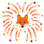 Feuerwerk + Fuchs