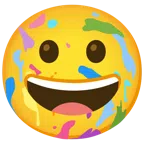 Mischpalette + grinsendes Gesicht