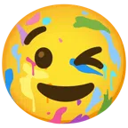 Mischpalette + zwinkerndes Gesicht
