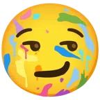 Mischpalette + süffisant lächelndes Gesicht