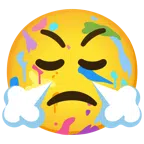 Mischpalette + schnaubendes Gesicht