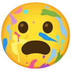 Mischpalette + entsetztes Gesicht