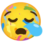 Mischpalette + schläfriges Gesicht