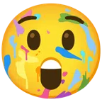 Mischpalette + erstauntes Gesicht