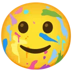 Mischpalette + leicht lächelndes Gesicht