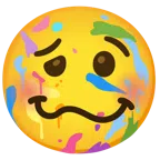 Mischpalette + schwindeliges Gesicht