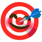 tam isabet + ağzı açık gülme