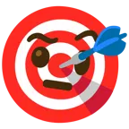 tam isabet + tek kaşı çatık yüz