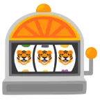 Spielautomat + Tigergesicht