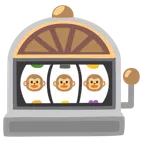 Spielautomat + Affengesicht